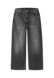 Широкие прямые джинсы Two Soon, Dark Grey Denim