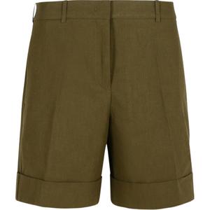 Шорты с подвернутым краем JIL SANDER, зеленый