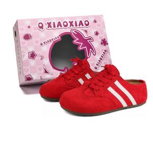 Женские сандалии с закрытым носком, тихие, устойчивые к истиранию и быстросохнущие, устойчивые к запахам Circle small, Crimson