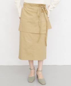 Фартук, обтягивающая юбка Kbf, цвет Beige