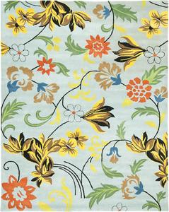 Ковер ручной работы SAFAVIEH, 252 x 336 см, Soho Collection Blue/Multi SOH736B из премиальной шерсти и вискозы