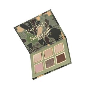 Палетка теней для век Secret Of The East, 8 г Ingrid, Natural Essence Eyeshadow Palette, золотой