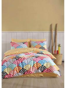 Комплект постельного белья Гоккусаги с ярким дизайном Colourful Cotton, 135x200 см