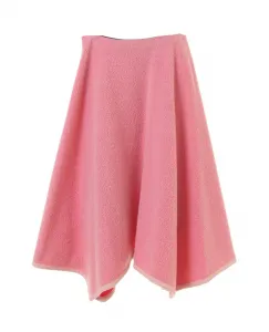 Юбка из букле с асимметричным подолом Plain People, цвет Pink