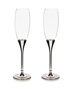 Праздничные розовые фужеры для тостов, набор из 2 шт. Mackenzie-Childs, multi