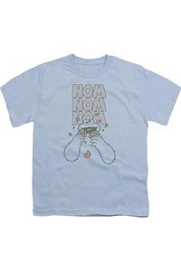 Футболка с коротким рукавом Sesame Street Nom Nom для детей Gildan, светло-голубой