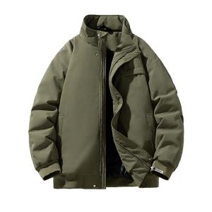 Пуховик Unisex Stand Collar Thickened Others VanCamel, army зеленый