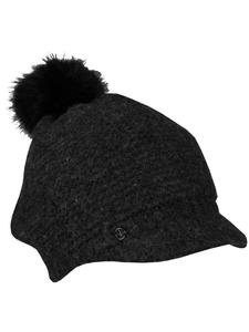 вязаная шапка серого цвета Loevenich