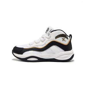 Износостойкие детские баскетбольные кроссовки среднего размера для подростков XTEP, белый