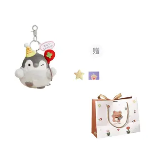 Милый плюшевый кулон в виде пингвина для кемпинга, высота 10см OU DI PIG