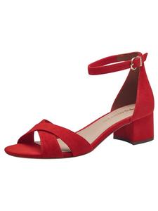 Сандалии на плоской подошве Tamaris, красный
