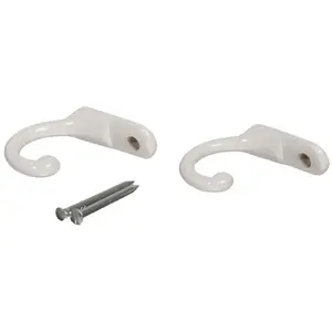 Декоративные крючки для штор Liedeco Liedeco, белый