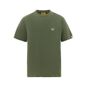 Футболка мужская CAT, светло-бежевая