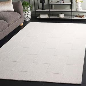 SAFAVIEH Mykonos Collection ковер 153 x 244 см - Ivory, ручной работы из шерсти, идеально для гостиной, столовой, спальни (MKN105A)