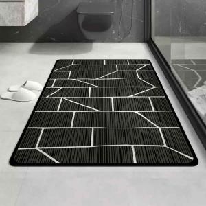 AOVOC Ковер 50х80+60х90 см для ванной, грязеотталкивающий, впитывающий, нескользящий, быстросохнущий