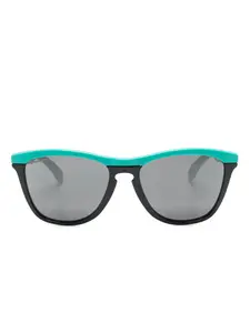 Солнцезащитные очки Frogskins Range Cycle в квадратной оправе Oakley, черный