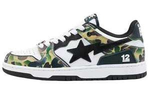 SK8 Стильные женские кроссовки для скейтбординга с низким верхом, камуфляж A Bathing Ape