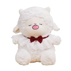 Успокаивающая ламба плюшевая кукла высота 30см MENGGEGE, красный