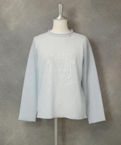 Прозрачная трикотажная ткань с отложным воротником