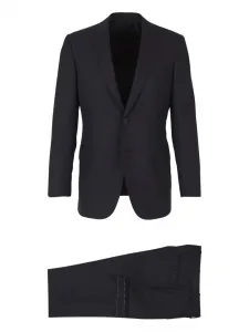 Однобортный костюм Brioni, синий