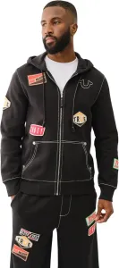 Толстовка True Religion Patch Big-T с молнией Jet Black