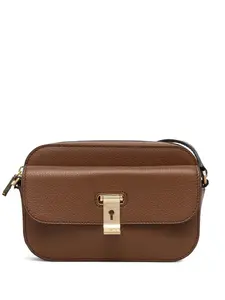 Маленькая сумка через плечо Lock Me Bally, коричневый