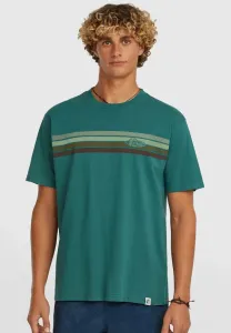 Оригинальные футболки с полосками на передней части, футболка с коротким рукавом и принтом O'Neill, Botanical Heat