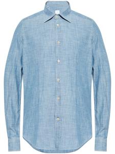 Рубашка из хлопка Eleventy, синий