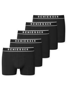 Трусы боксеры Schiesser Boxershort 5er Pack, черный