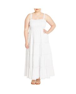 Женское платье "Дакота" CITY CHIC, White