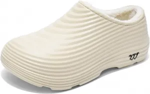 Армадилло Сабо Садовая Обувь для Женщин и Мужчин, Нескользящие Рабочие Туфли, Женская Обувь для Общепита, Обувь Шеф-Повара для Мужчин, Водонепроницаемые, Маслостойкие, С Поддержкой Свода Стопы, Широкая Размерная Сетка, Легкие, Унисекс Baimiu, бежевый