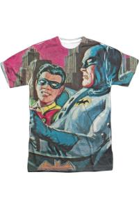 Футболка Batman Classic Tv Bat Signal с коротким рукавом для взрослых из полиэстера Gildan, белый