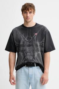 Хлопковая футболка T-BOXT-T13 Diesel, серый