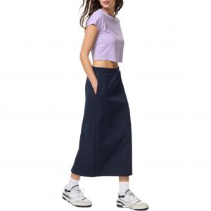 Повседневная длинная юбка женская UNIQLO, синий