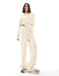 Широкие брюки-джоггеры кремового цвета South Beach