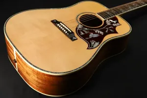 MINT Gibson Custom Shop Hummingbird Custom Koa Modern Collection Antique Natural - SSHCANGE 067