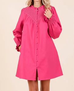 Платье Naomi в розовом цвете GEEGEE