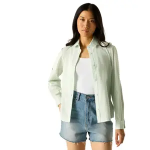 Рубашка с длинным рукавом Regatta Travel Light, зеленый