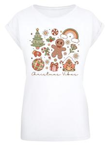 Футболка F4NT4STIC T-Shirt Weihnachten Vibes Cozy Cute Winter, белый