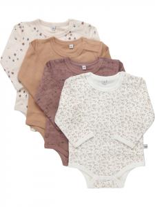 Pippi Babywear Детский боди с длинными рукавами, разноцветный