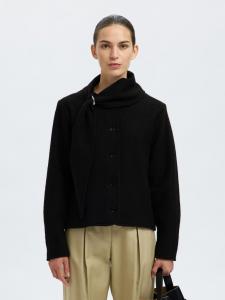 SELECTED Куртка для межсезонья в черном цвете