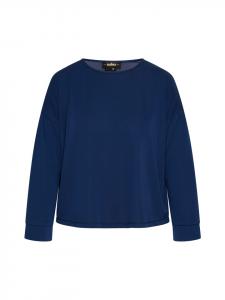 Женская блузка с длинными рукавами темно-синего цвета usha BLACK LABEL