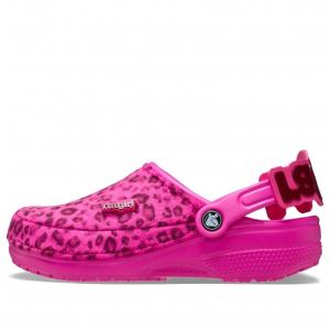 (WMNS) Crocs x Stray Rats Классические сабо «Размытый розовый леопардовый принт»