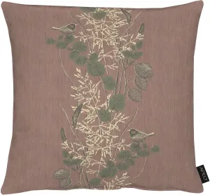 АПЕЛЬТ декоративная подушка "5250", чехол с наполнителем, 1 шт APELT 48х48 см, цвет beere + gemustert