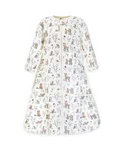 Спальный мешок из муслина с длинными рукавами, носимое одеяло, спальный мешок Hudson Baby, Enchanted forest, 12-18 months