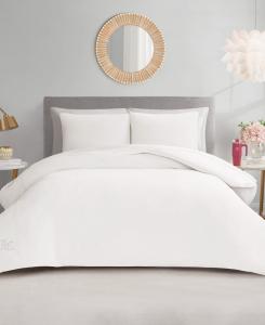 Комплект постельного белья из велюра, 2 предмета, размер Twin/Twin XL Juicy Couture, Angel White