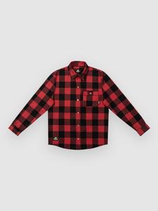 Рубашка The Dudes Los Dudes Chuck Flannel Over Hemd, red x black