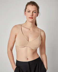 Вместительный бюстгальтер с косточками и спинным редуктором Gisela, цвет Nude