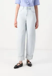 Вмбилли бочка широкая нога Vero Moda, Light Blue Denim