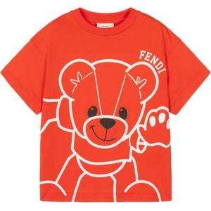 Детская футболка FENDI, оранжевый